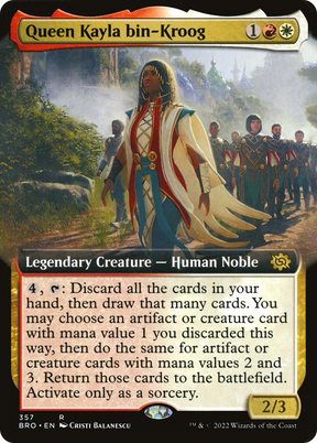 Magic: The Gathering - Queen Kayla bin-Kroog Foil - The Brothers' War