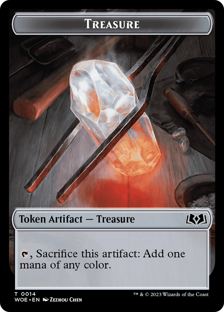 Magic: The Gathering - Treasure Token - Wilds of Eldraine Tokens