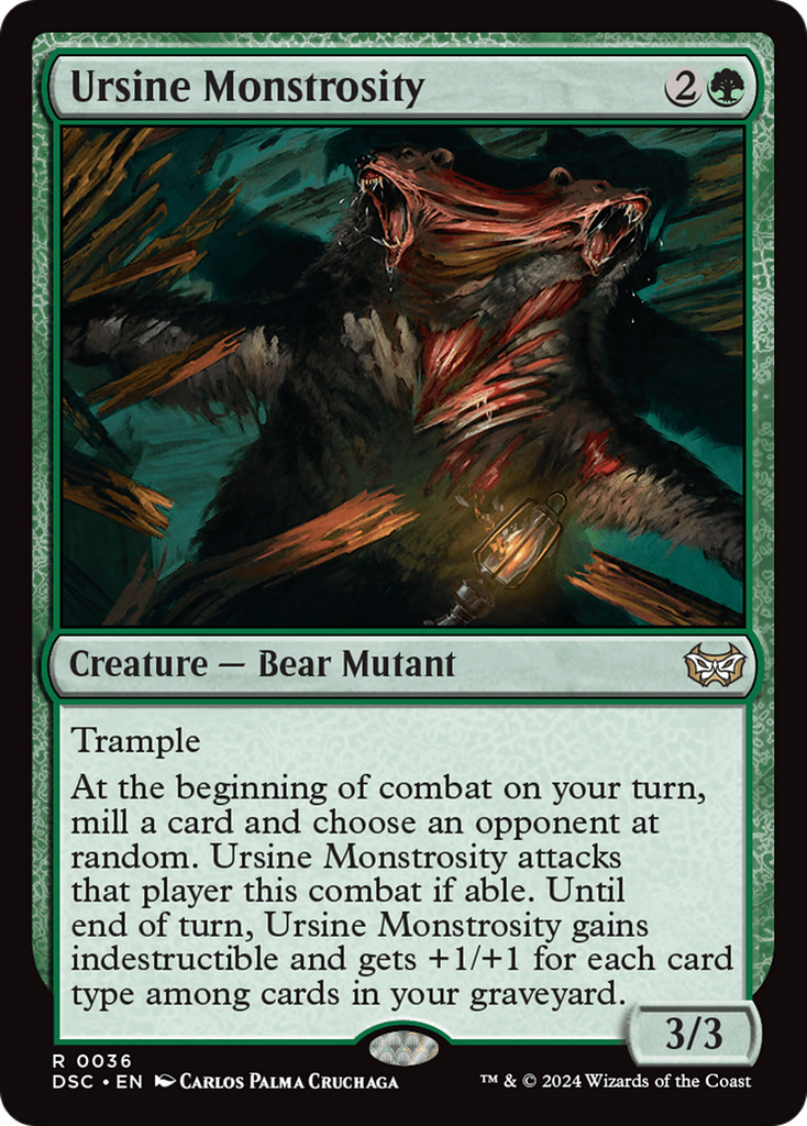 Magic: The Gathering - Ursine Monstrosity - Duskmourn: House of Horror Commander