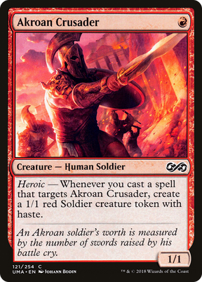 Magic: The Gathering - Akroan Crusader Foil - Ultimate Masters