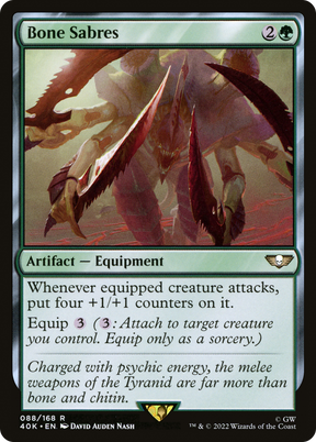 Magic: The Gathering - Bone Sabres - Warhammer 40000 Commander