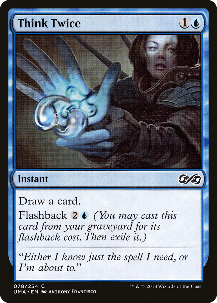 Magic: The Gathering - Think Twice Foil - Ultimate Masters