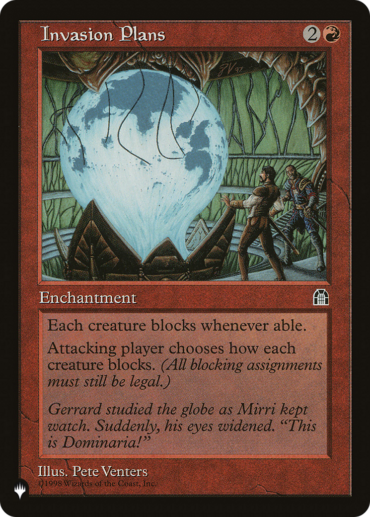 Magic: The Gathering - Invasion Plans - The List