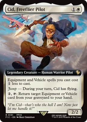 Magic: The Gathering - Cid, Freeflier Pilot - Final Fantasy Commander