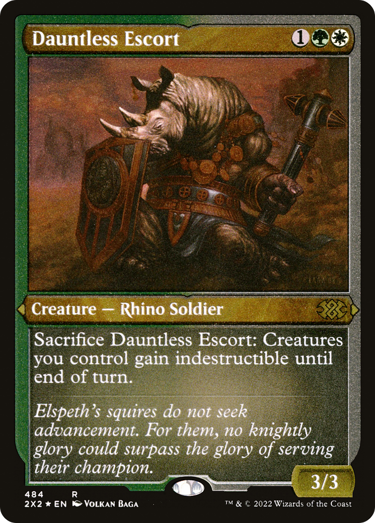 Magic: The Gathering - Dauntless Escort Foil - Double Masters 2022