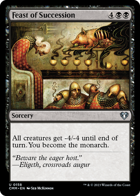 Magic: The Gathering - Feast of Succession Foil - Commander Masters