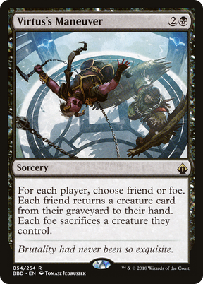 Magic: The Gathering - Virtus's Maneuver Foil - Battlebond