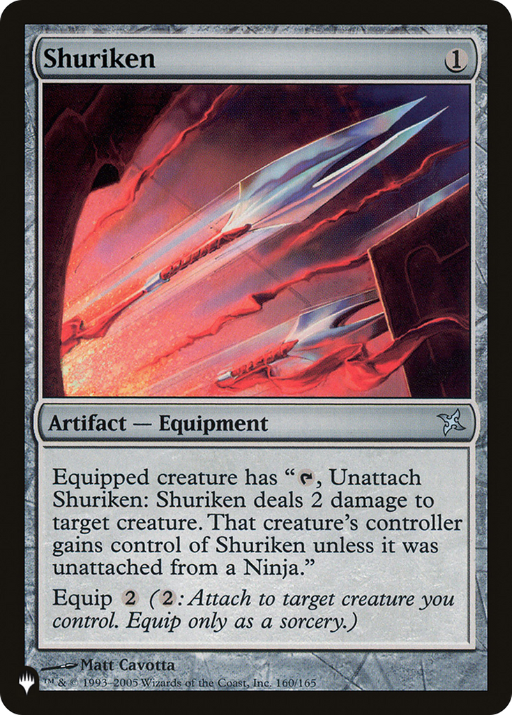 Magic: The Gathering - Shuriken - The List