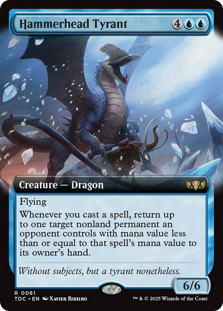 Magic: The Gathering - Hammerhead Tyrant - Tarkir: Dragonstorm Commander
