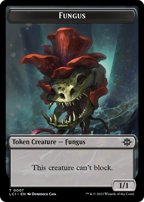 Magic: The Gathering - Fungus Token - The Lost Caverns of Ixalan Tokens