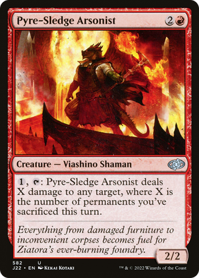 Magic: The Gathering - Pyre-Sledge Arsonist - Jumpstart 2022