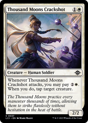 Magic: The Gathering - Thousand Moons Crackshot Foil - The Lost Caverns of Ixalan