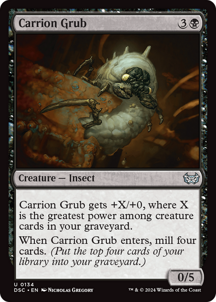 Magic: The Gathering - Carrion Grub - Duskmourn: House of Horror Commander