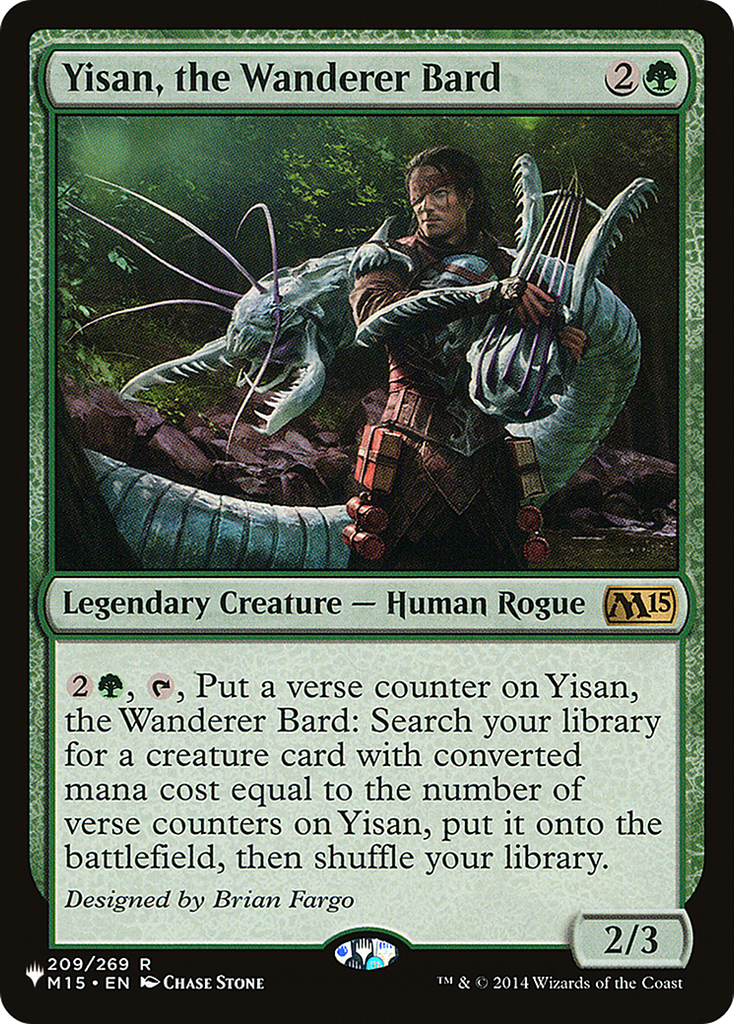 Magic: The Gathering - Yisan, the Wanderer Bard - The List