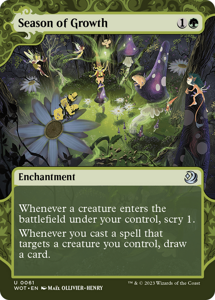 Magic: The Gathering - Season of Growth Foil - Wilds of Eldraine: Enchanting Tales