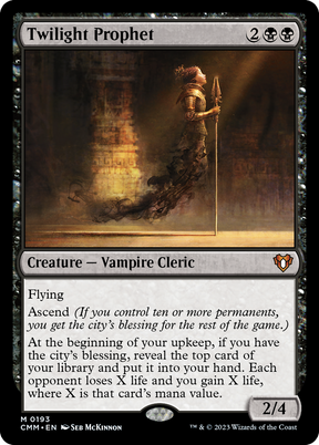 Magic: The Gathering - Twilight Prophet Foil - Commander Masters