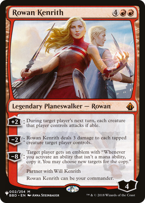 Magic: The Gathering - Rowan Kenrith - The List
