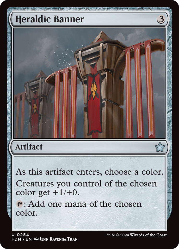 Magic: The Gathering - Heraldic Banner Foil - Foundations