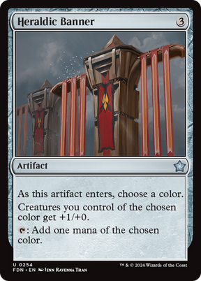 Magic: The Gathering - Heraldic Banner Foil - Foundations