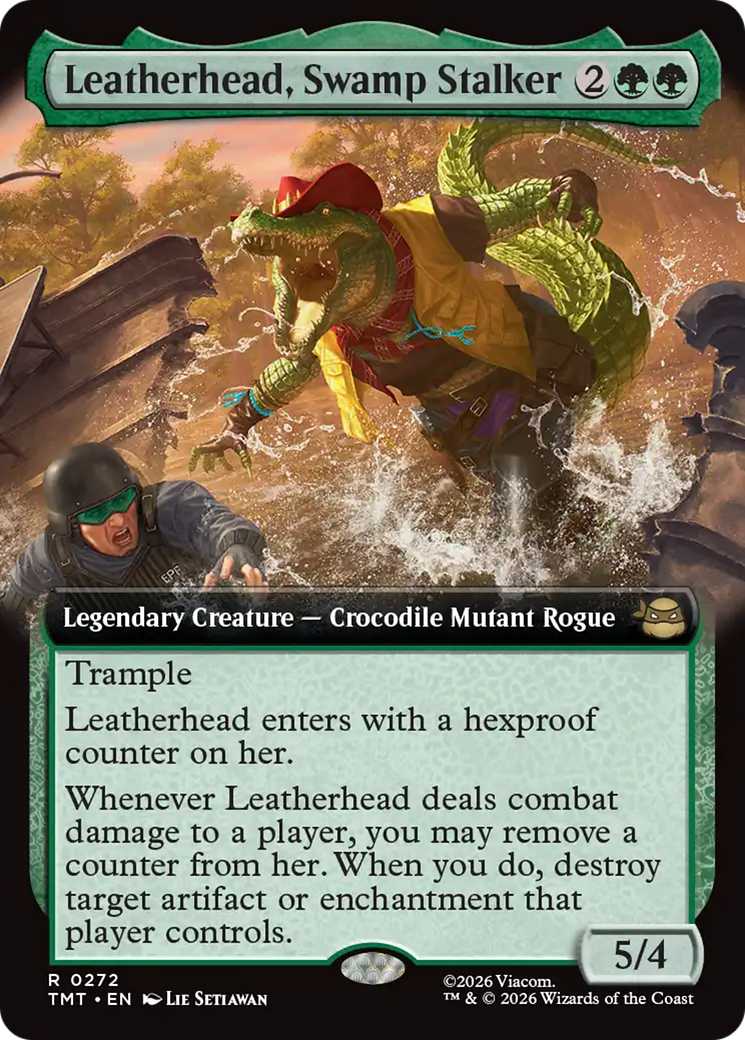 Magic: The Gathering - Leatherhead, Swamp Stalker - Teenage Mutant Ninja Turtles