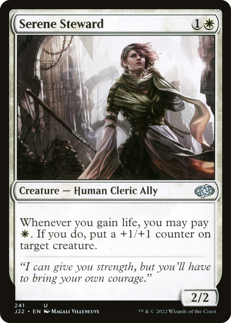 Magic: The Gathering - Serene Steward - Jumpstart 2022