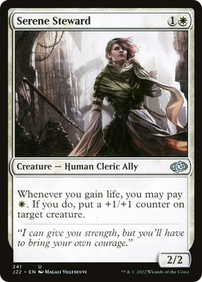 Magic: The Gathering - Serene Steward - Jumpstart 2022