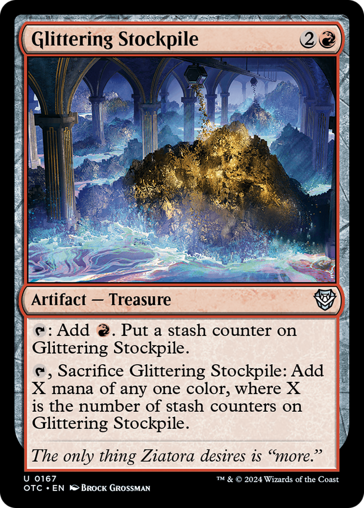 Magic: The Gathering - Glittering Stockpile - Outlaws of Thunder Junction Commander