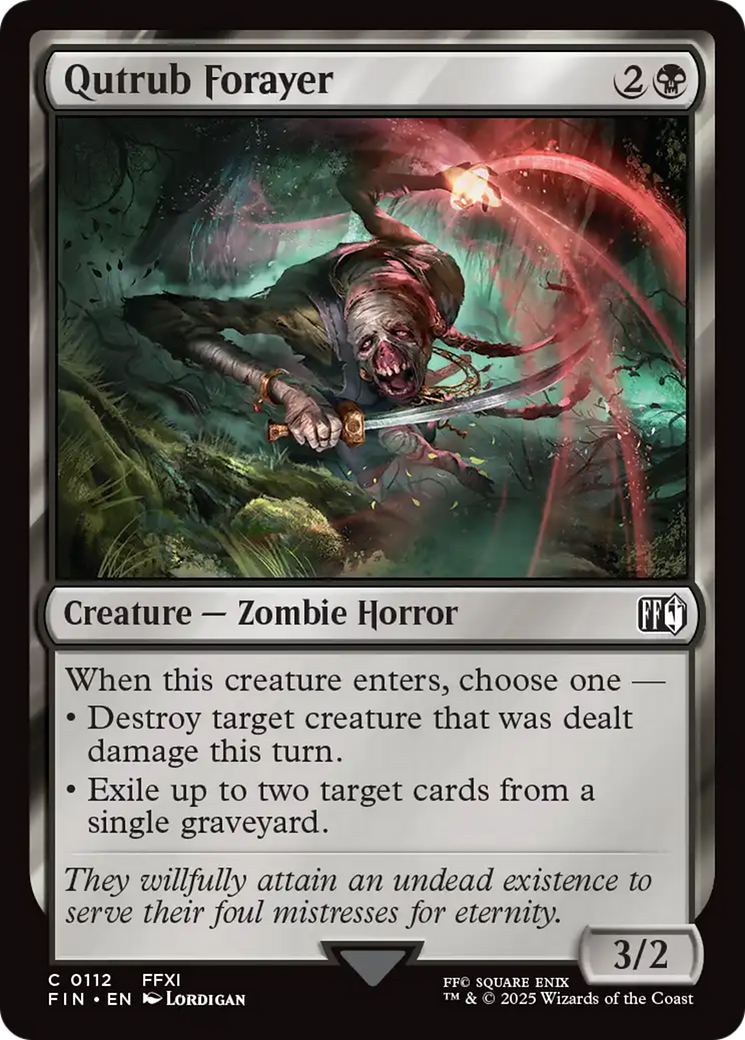 Magic: The Gathering - Qutrub Forayer Foil - Final Fantasy