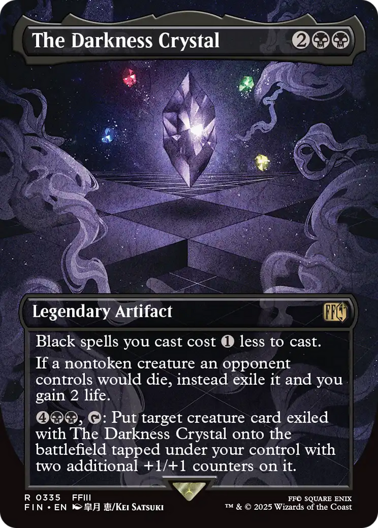 Magic: The Gathering - The Darkness Crystal Foil - Final Fantasy