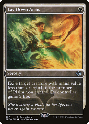 Magic: The Gathering - Lay Down Arms Foil - The Brothers' War