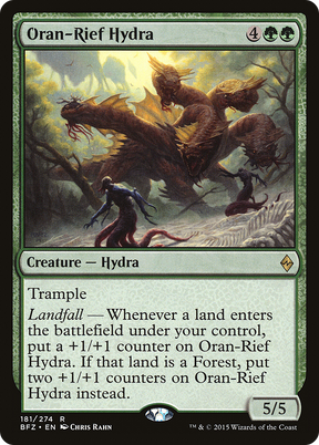 Magic: The Gathering - Oran-Rief Hydra Foil - Battle for Zendikar