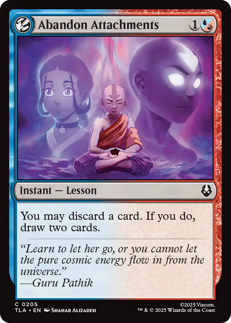 Magic: The Gathering - Abandon Attachments - Avatar: The Last Airbender