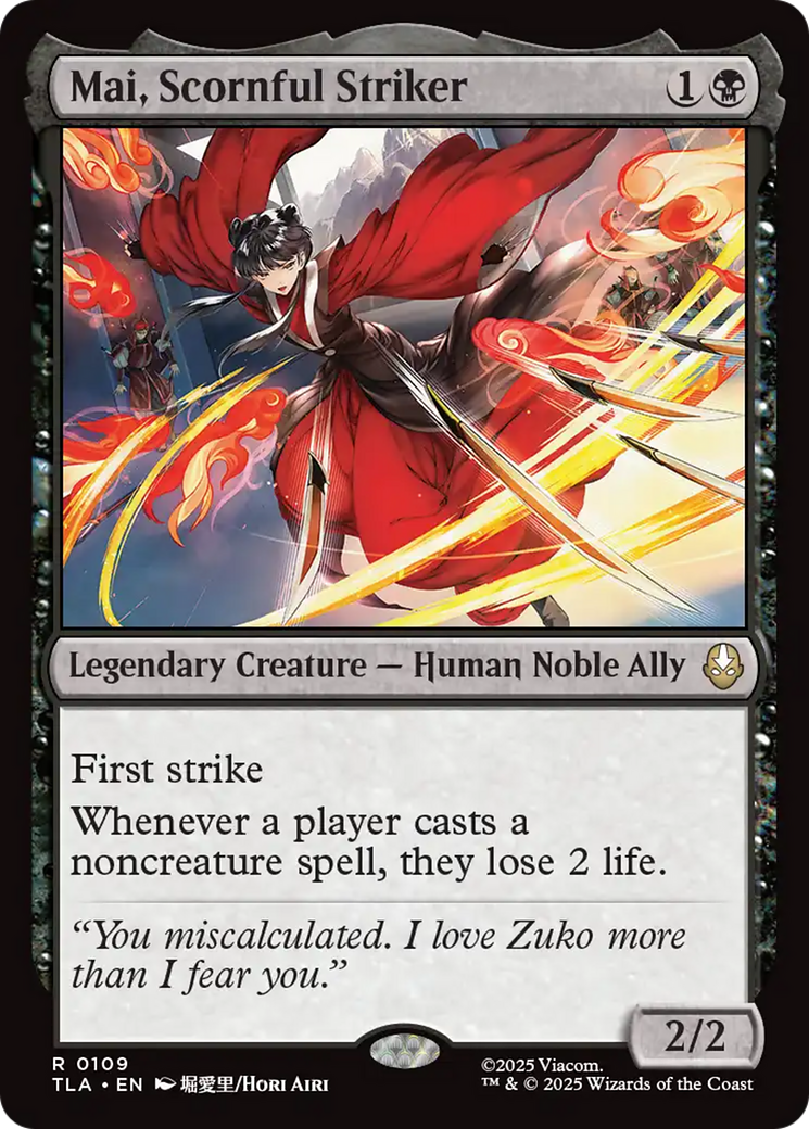 Magic: The Gathering - Mai, Scornful Striker Foil - Avatar: The Last Airbender