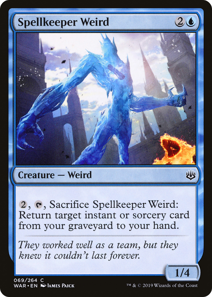 Magic: The Gathering - Spellkeeper Weird Foil - War of the Spark