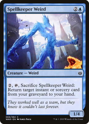 Magic: The Gathering - Spellkeeper Weird Foil - War of the Spark
