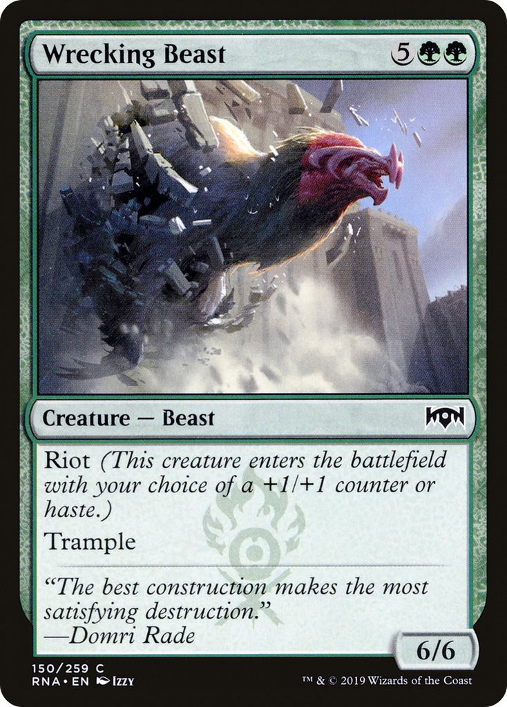 Magic: The Gathering - Wrecking Beast Foil - Ravnica Allegiance