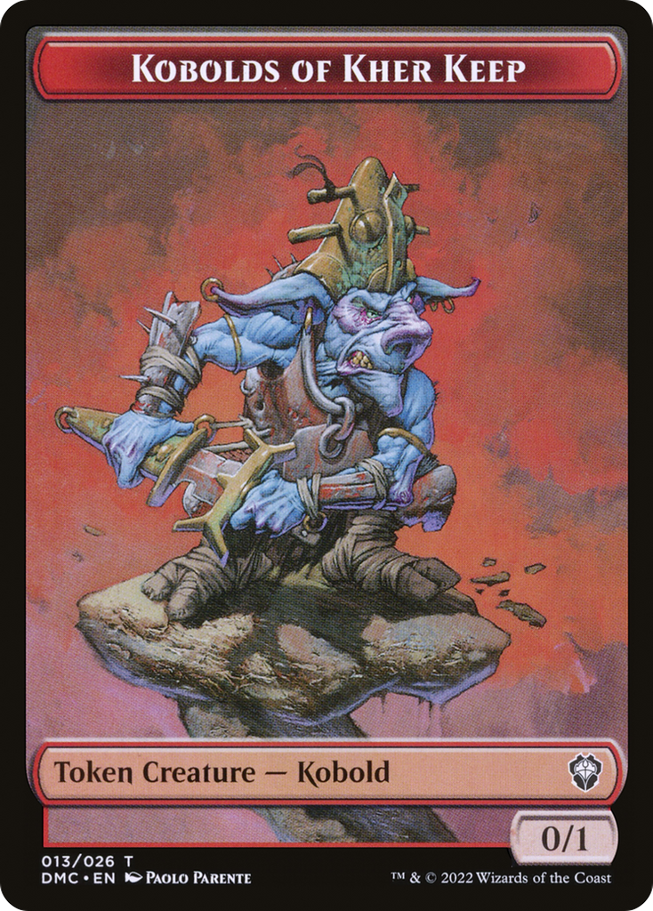 Magic: The Gathering - Kobolds of Kher Keep Token - Dominaria United Tokens