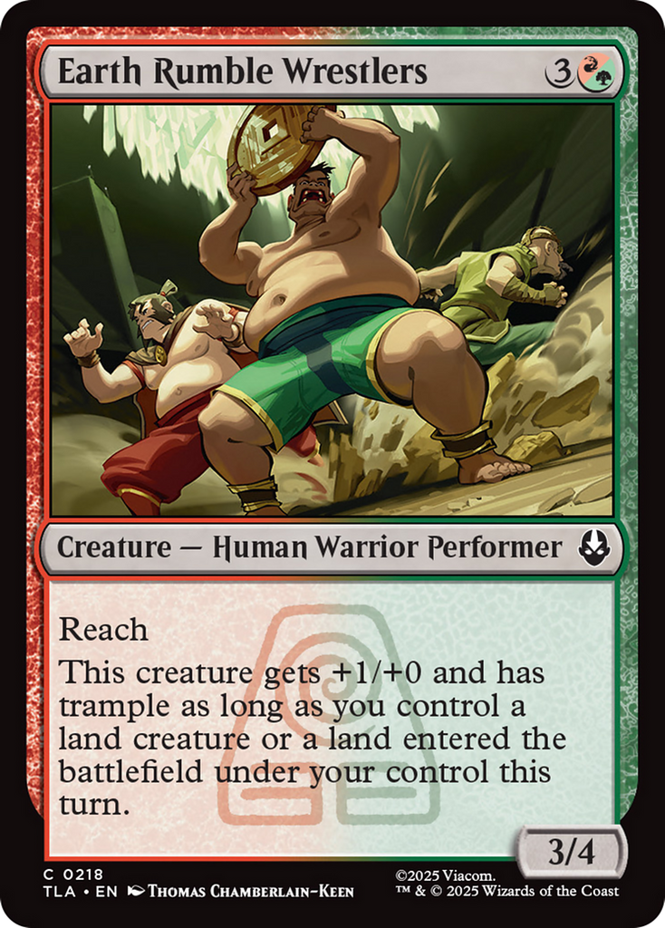 Magic: The Gathering - Earth Rumble Wrestlers Foil - Avatar: The Last Airbender