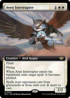 Magic: The Gathering - Aven Interrupter Foil - Outlaws of Thunder Junction