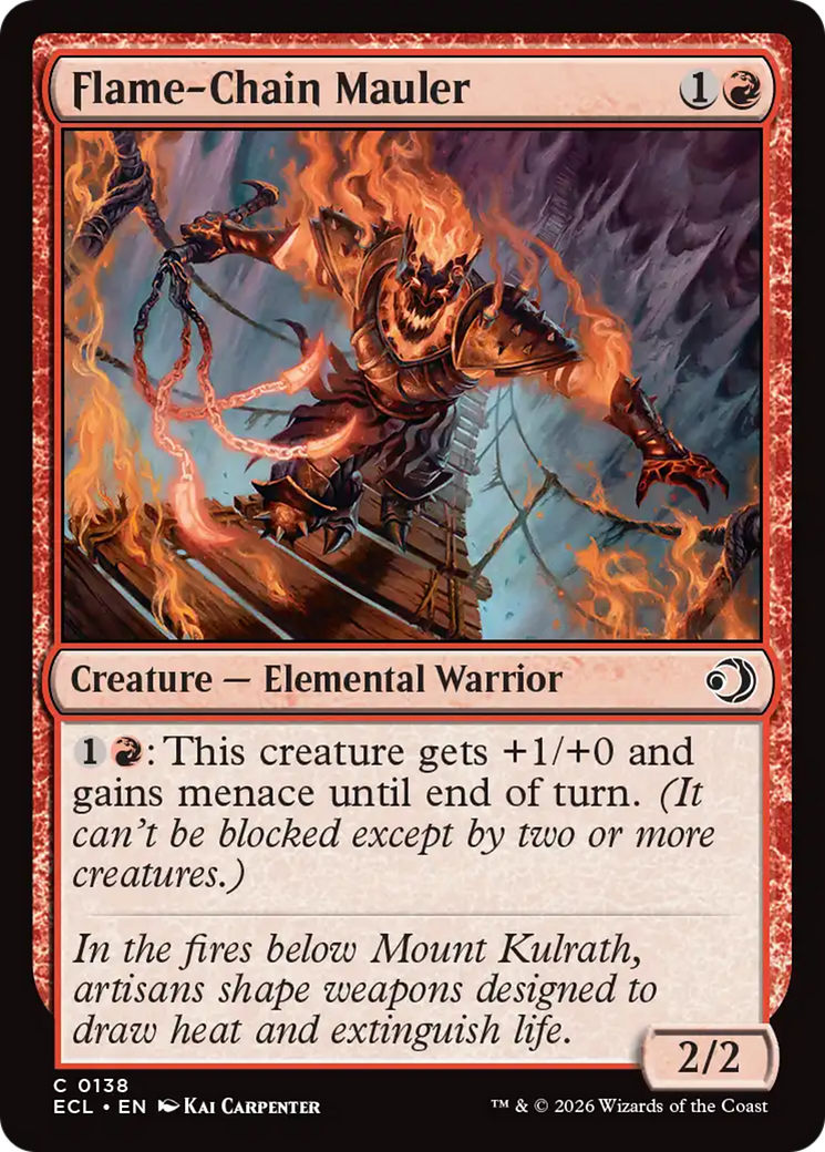 Magic: The Gathering - Flame-Chain Mauler - Lorwyn Eclipsed
