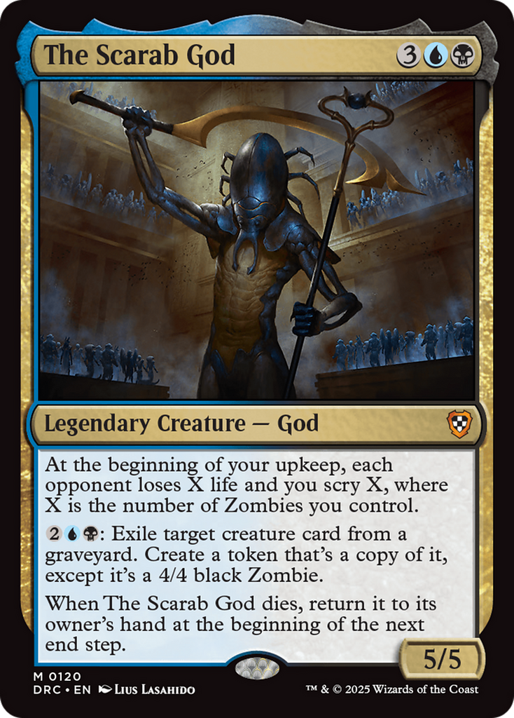 Magic: The Gathering - The Scarab God - Aetherdrift Commander