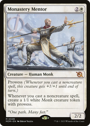 Magic: The Gathering - Monastery Mentor Foil - March of the Machine