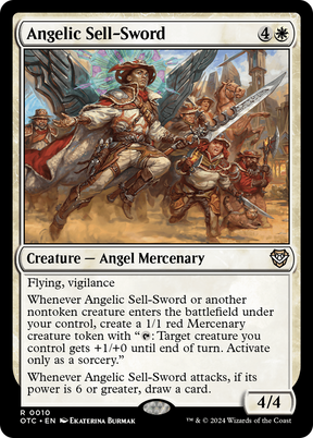 Magic: The Gathering - Angelic Sell-Sword - Outlaws of Thunder Junction Commander
