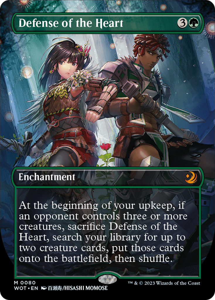 Magic: The Gathering - Defense of the Heart Foil - Wilds of Eldraine: Enchanting Tales