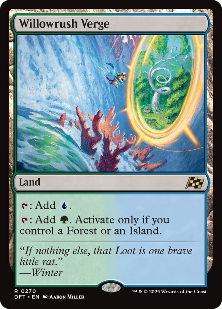 Magic: The Gathering - Willowrush Verge - Aetherdrift