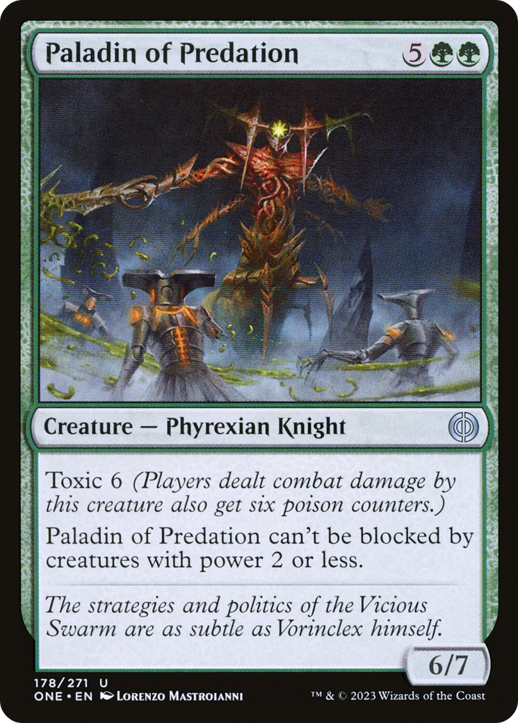 Magic: The Gathering - Paladin of Predation - Phyrexia: All Will Be One