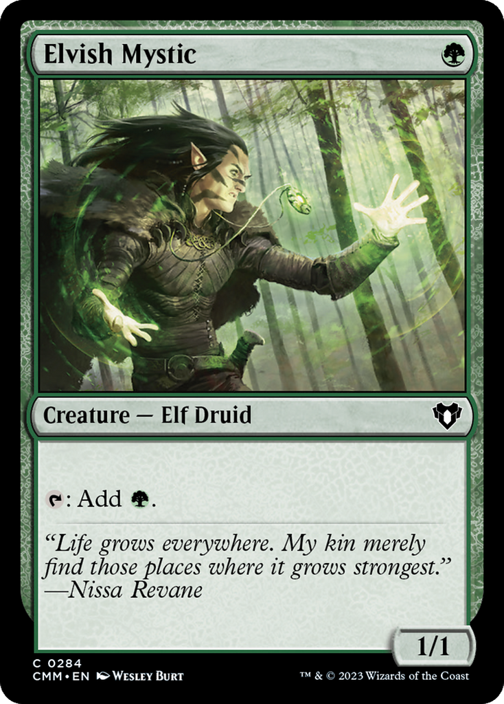 Magic: The Gathering - Elvish Mystic - Commander Masters