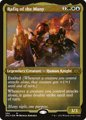 Magic: The Gathering - Rafiq of the Many Foil - Double Masters 2022