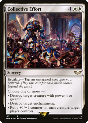 Magic: The Gathering - Collective Effort - Warhammer 40000 Commander