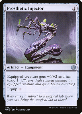 Magic: The Gathering - Prosthetic Injector Foil - Phyrexia: All Will Be One